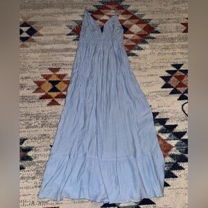 Light Blue Maxi Skirt